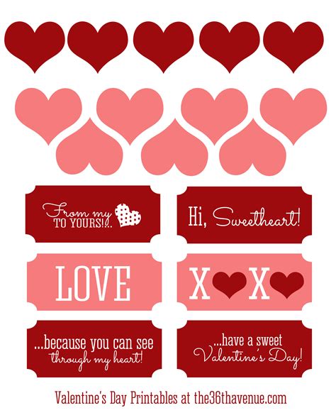 Valentine Printable Decorations