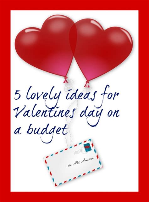 Valentine's Day Budget Image