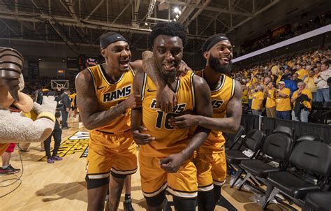 VCU basketball team in action