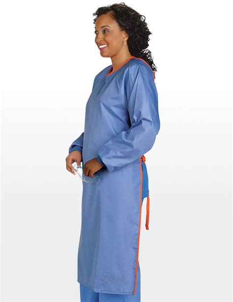 Veterinarian wearing surgical attire