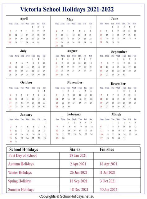 Victoria ISD Calendar Benefits