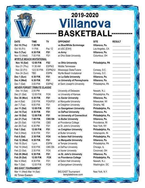 Villanova Calendar Integrations