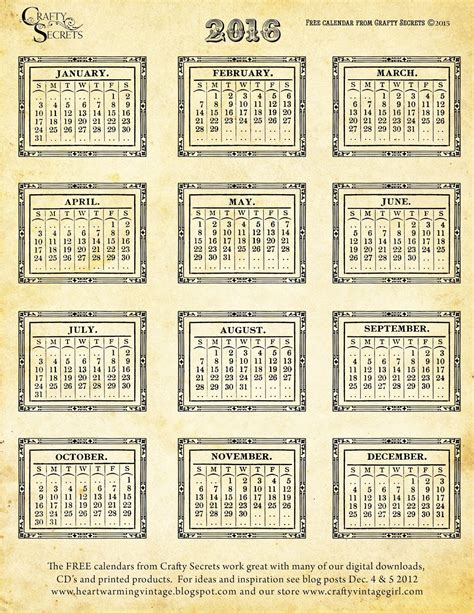 Collecting Vintage Calendars