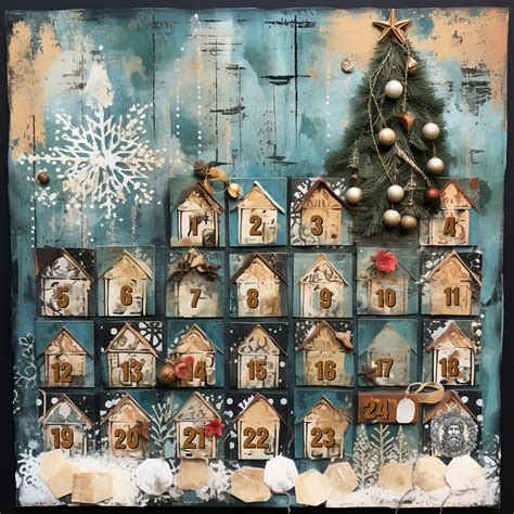 Vintage glamour advent calendar