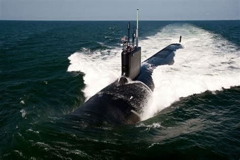 Virginia-class submarine conducting operations