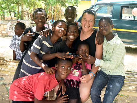 Volunteering abroad in a developing country