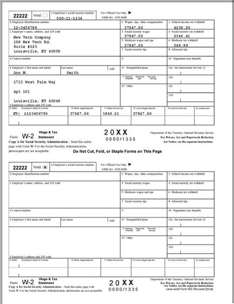 W2 form printable template image 9