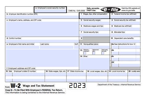 W2 form template distribution