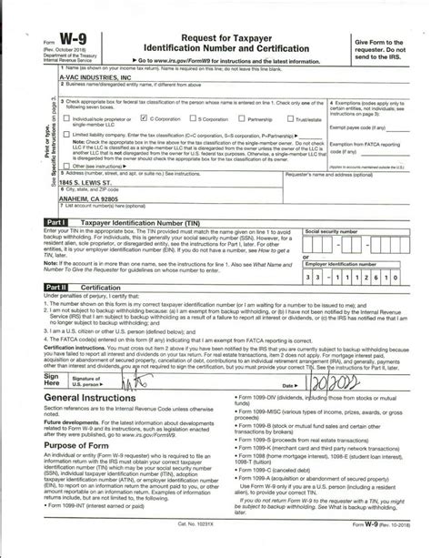 W9 Form Next Steps