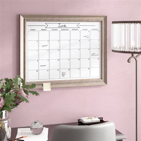 Wall Calendar Dry Erase for Bedroom