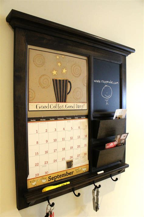 Wall Calendar Storage Box Decor