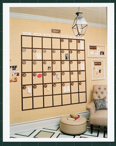 Wall Calendar Storage Box Ideas