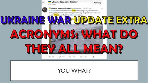 War Acronyms Explained