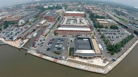 Aerial view of the Washington Navy Yard