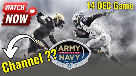 Watching the Army-Navy game on TV