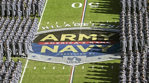 Watching the Army-Navy game at a sports bar