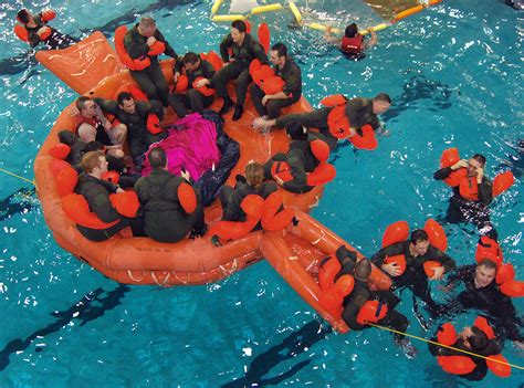 Water Survival Training in Marine Training