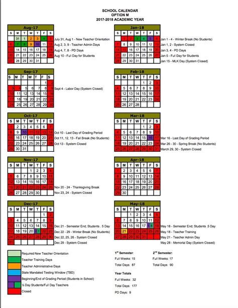 WCS District Calendar Image 4