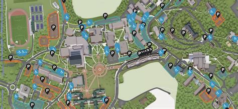 Description of WCU Campus Map