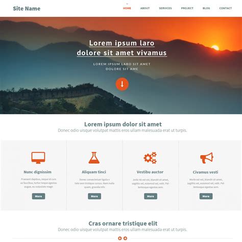 Web template designs