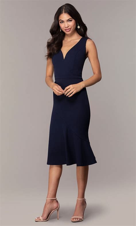 Wedding guest navy dresses