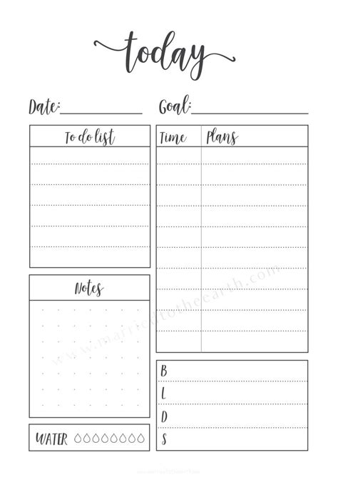 Weekly Journaling Tracker Printables