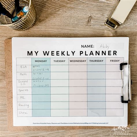 Weekly Planner Image 3