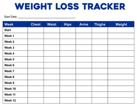 A fridge calendar for tracking weight