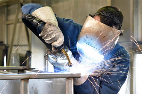 Welder at work