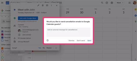 Why Cancel Google Calendar Events