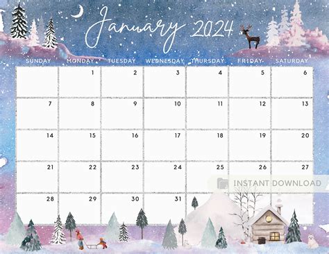 Winter calendar fun