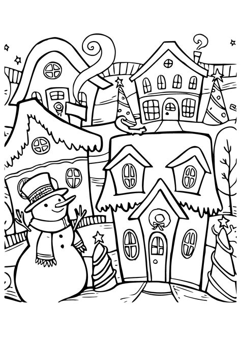 Winter Wonderland Coloring Pages