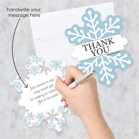 Winter Wonderland Thank You Notes