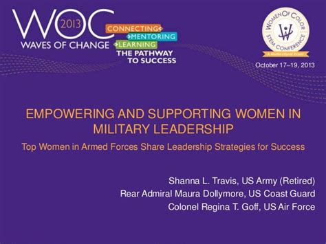 Women in Military Leadership and Empowerment