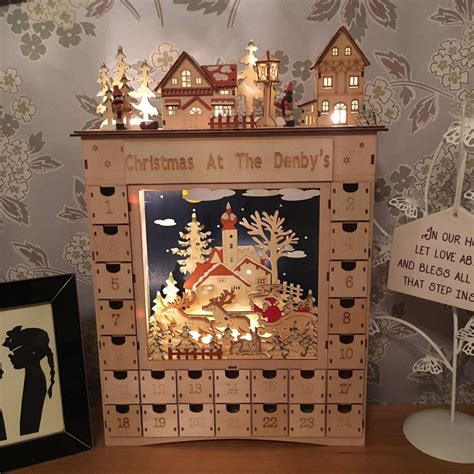 Wooden Advent Calendar Traditions