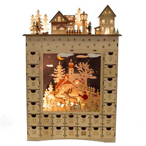 Wooden Advent Calendar Traditions and Customs