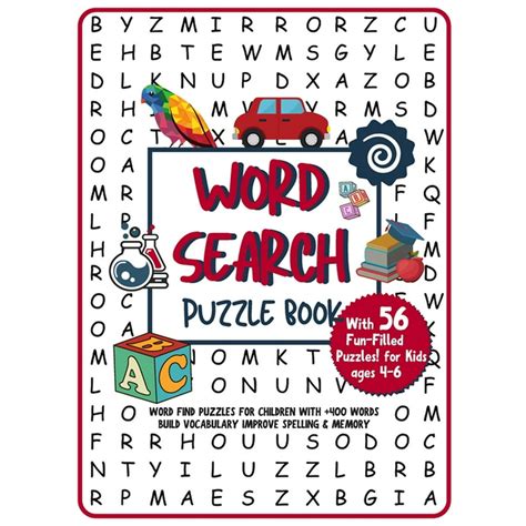 Word find puzzle books