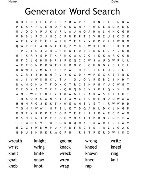 Word Search Creators