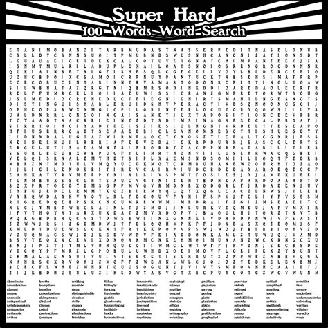 Word Search Difficulty Levels