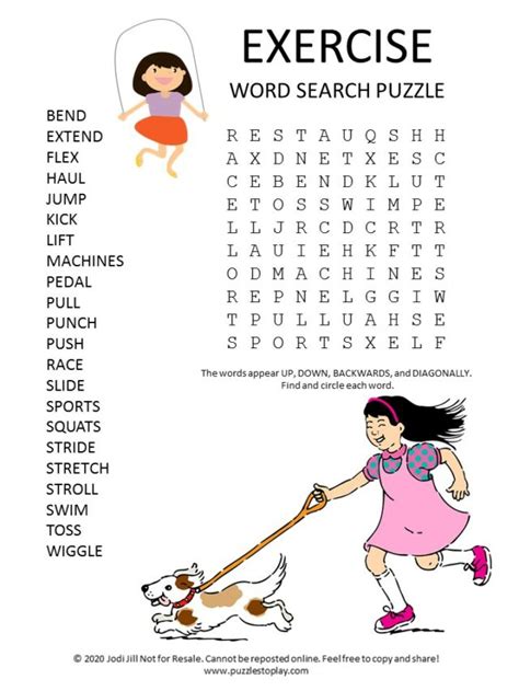 Word Search Exercise