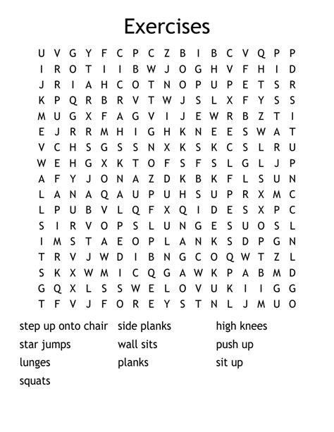 Word Search Pdf Printable Example 7