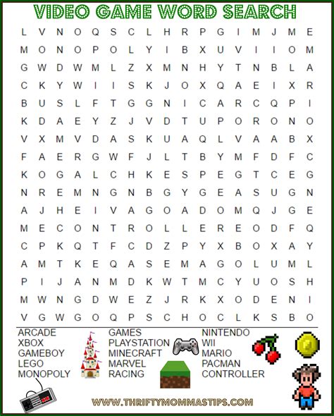 Description of Word Search Game