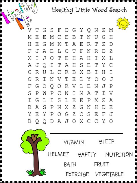 Description of Word Search Puzzle