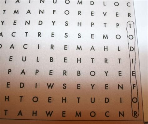 Tips for Solving Wordsearch Puzzles