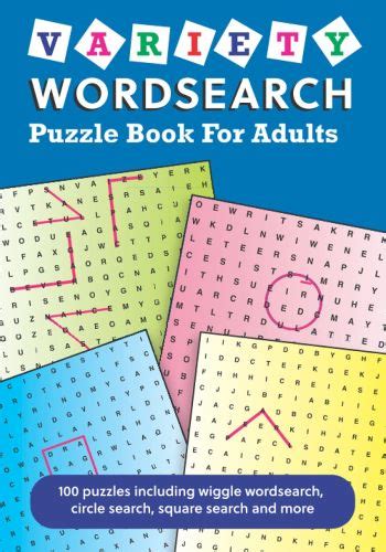 Variety of Wordsearch Puzzles