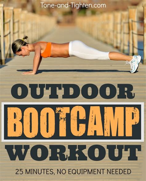 Workout bootcamp outdoors