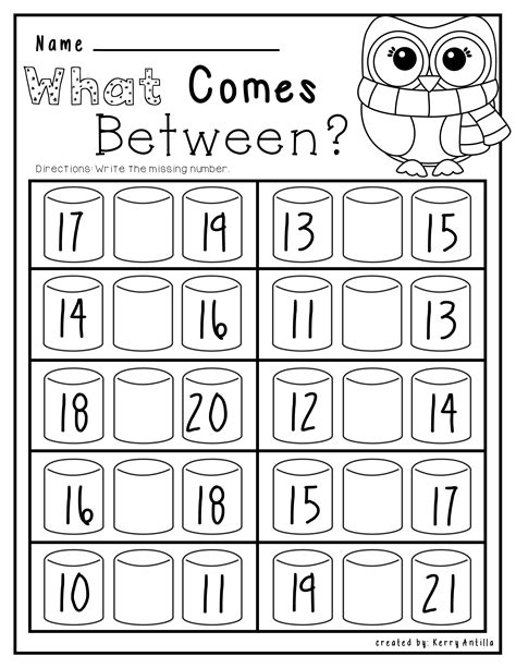 Worksheets for Kindergartners