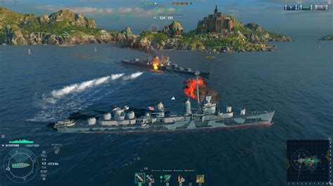 World of Warships Gameplay Screenshot