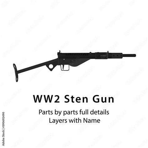 Sten Gun Submachine Gun