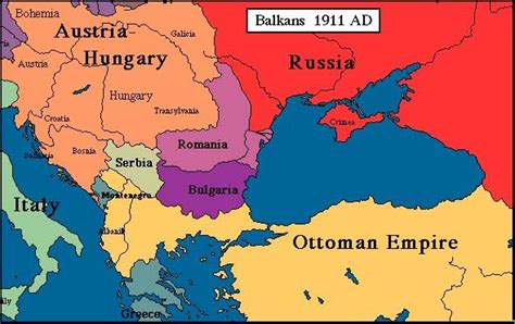 Causes and Events Leading to World War I in 1911